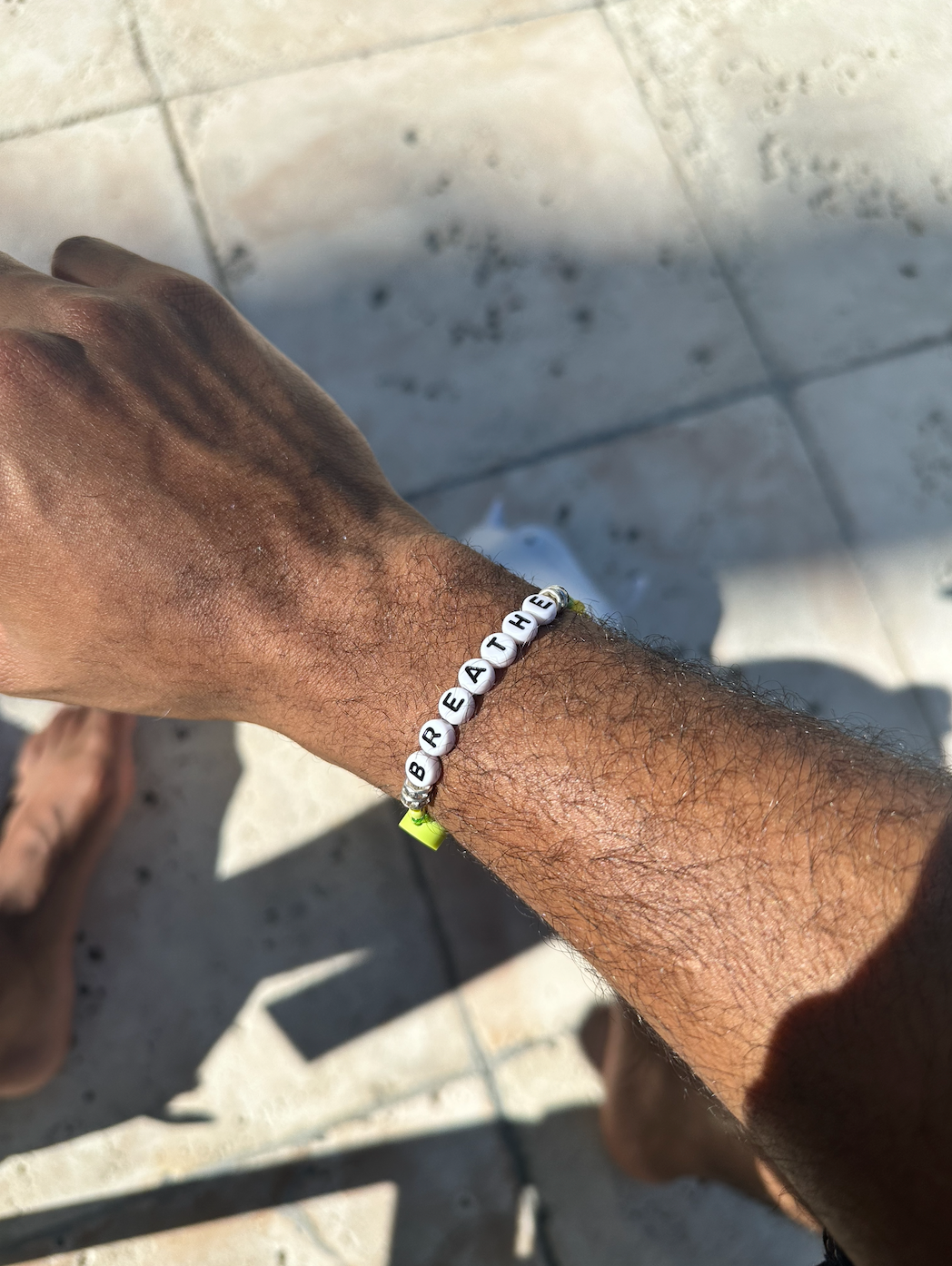 Limited Edition "BREATHE" Blanco Bracelets