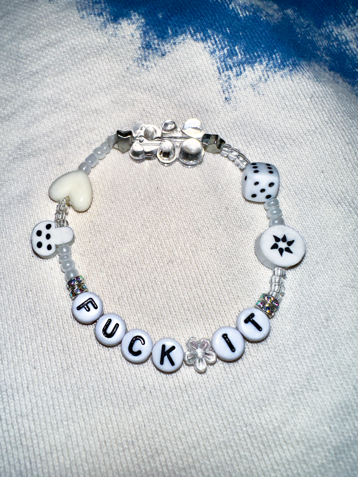 Limited Edition "F*CK IT" Blanco Bracelet