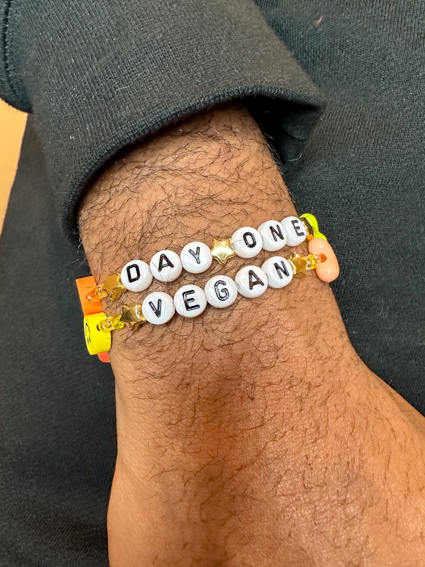 Limited Edition "DAY ONE VEGAN" Blanco Bracelets