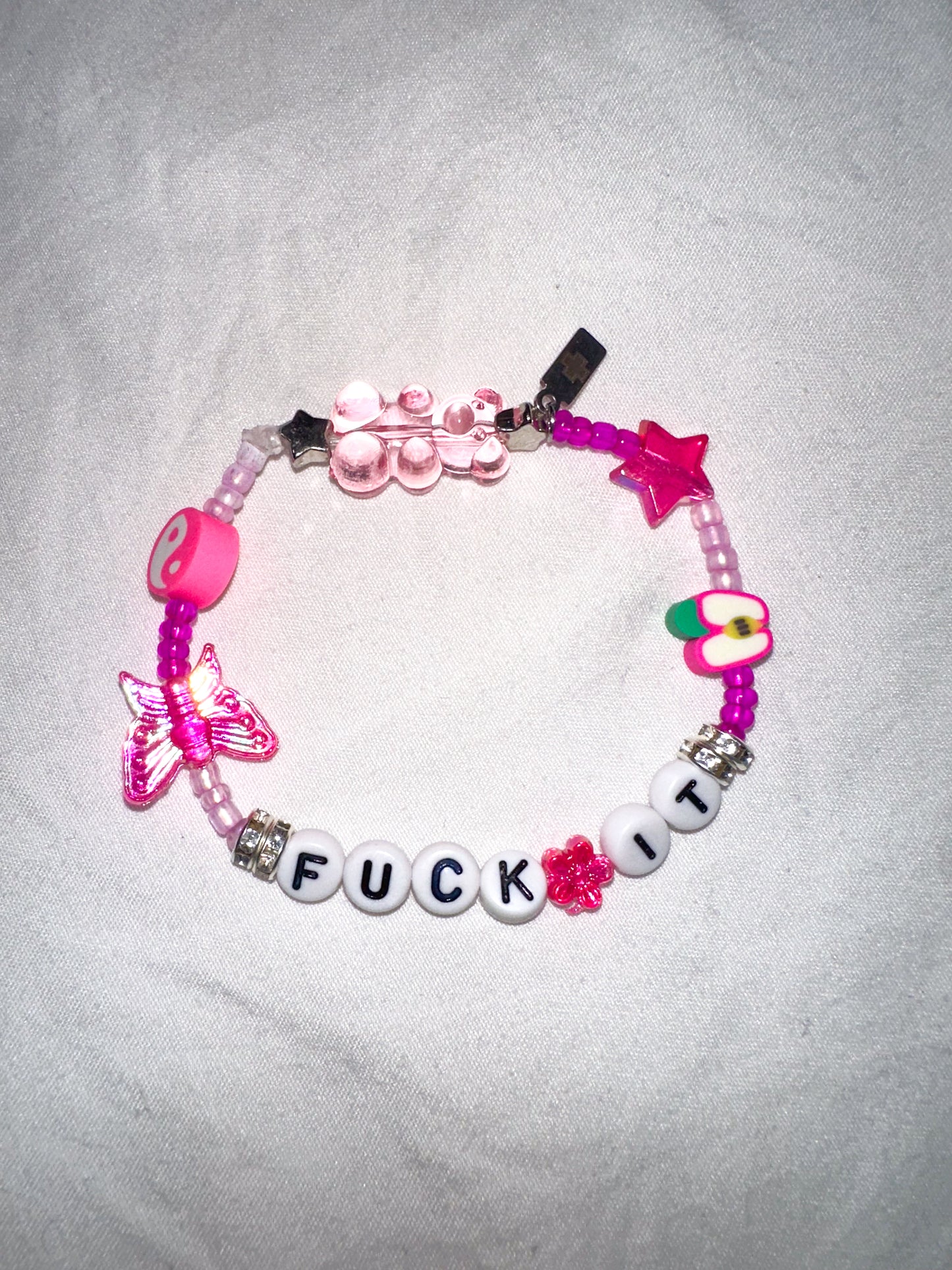 Limited Edition "F*CK IT" Blanco Bracelet