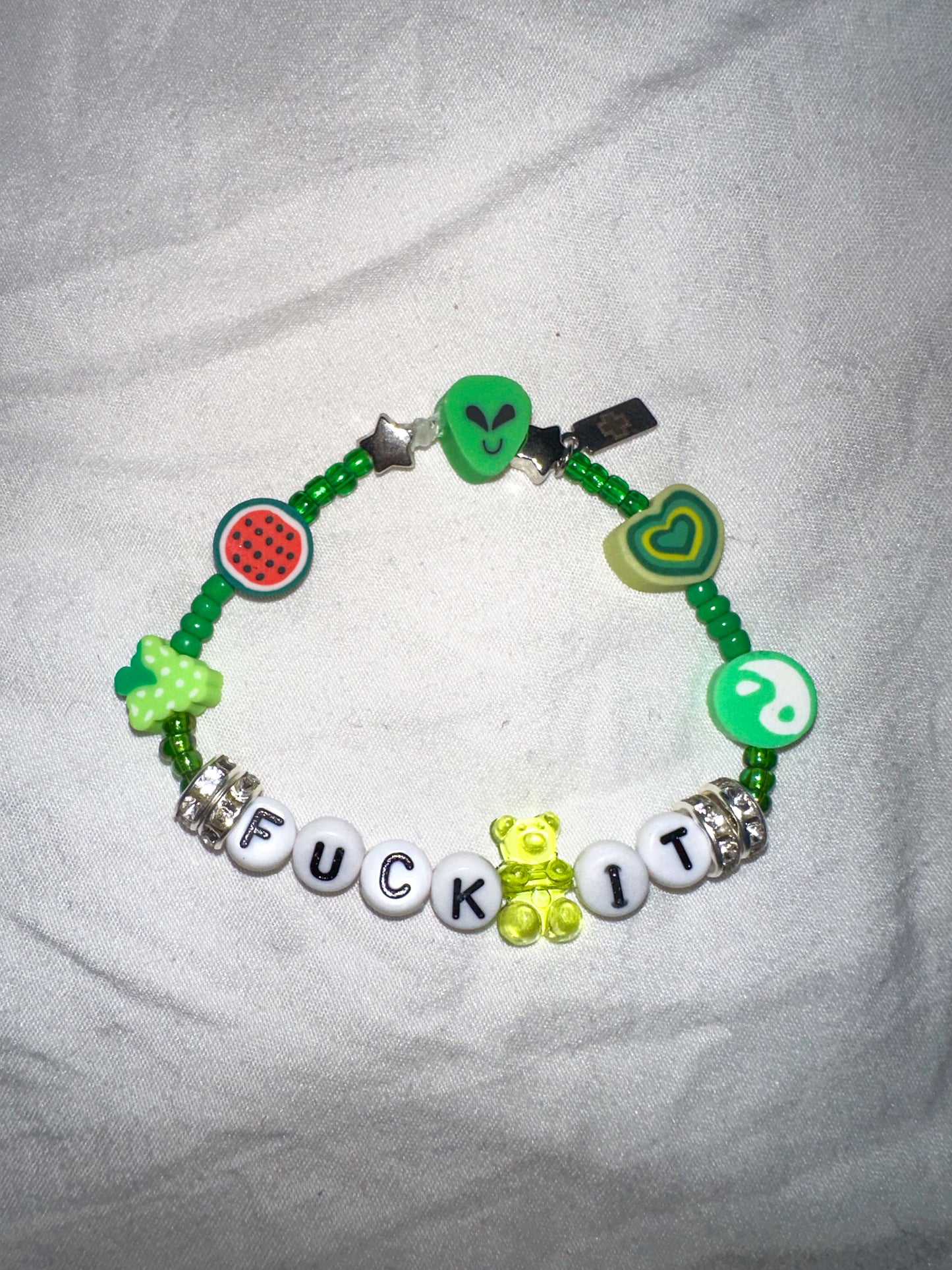 Limited Edition "F*CK IT" Blanco Bracelet