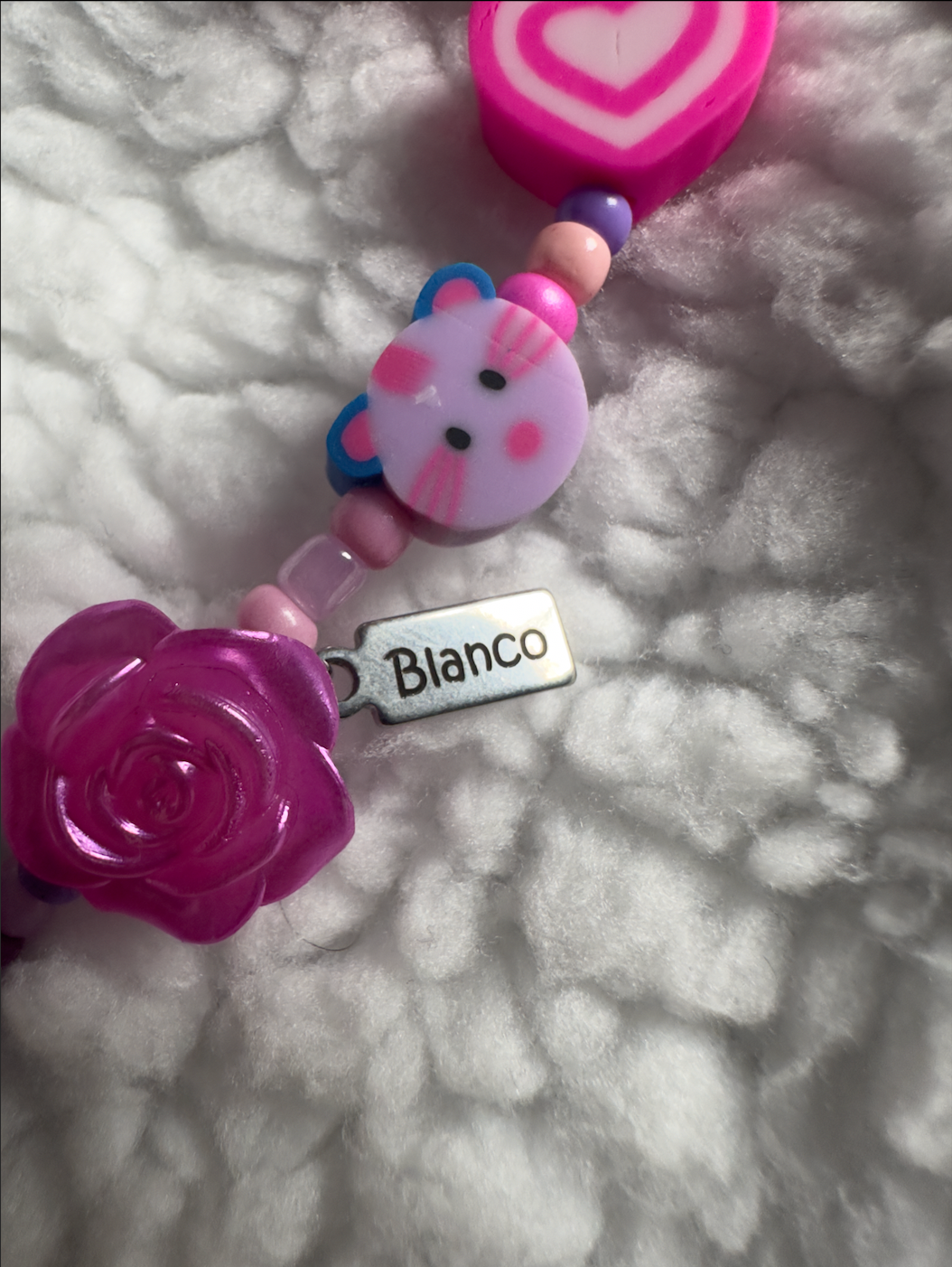 Limited Edition "I'M HORNY:)" Blanco Bracelets